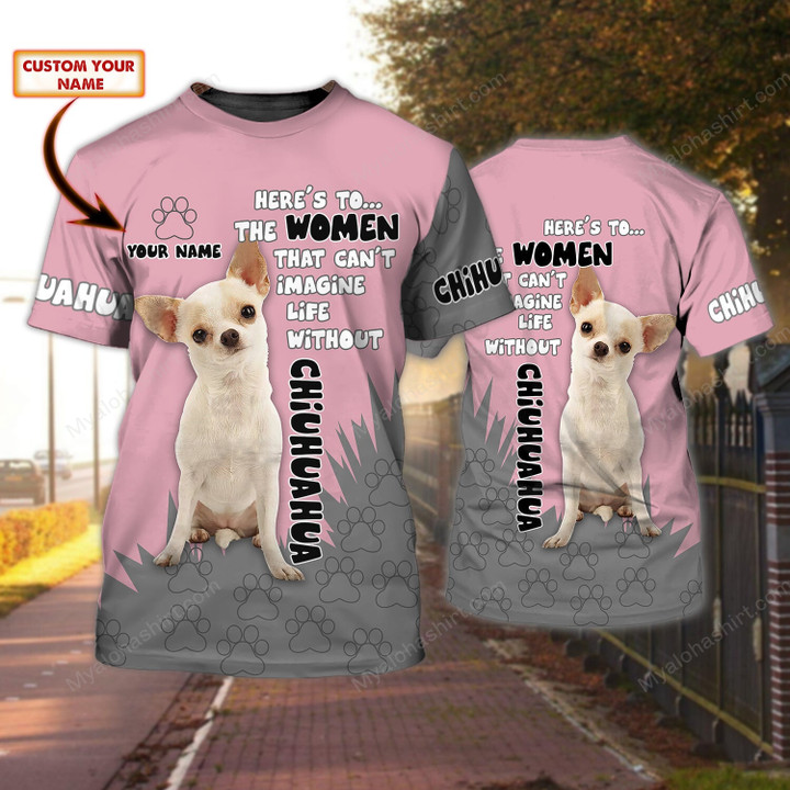 Personalized Chihuahua T-Shirt Apparel Gift Ideas