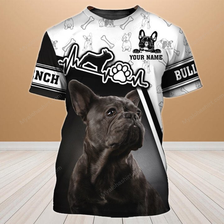 Personalized French Bulldog T-Shirt Apparel Gift Ideas