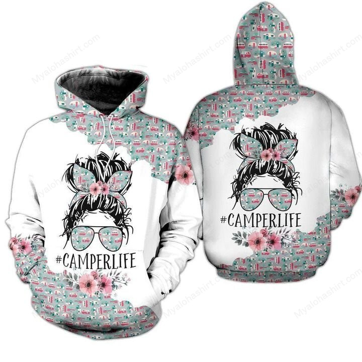 Camping Gifts Mother Camper Life Floral