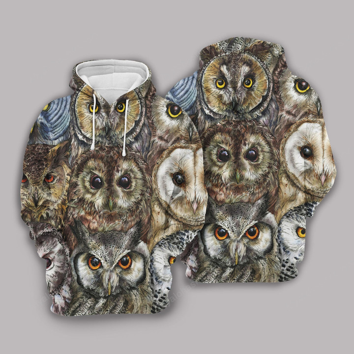 Owl Face Seamless Gifts