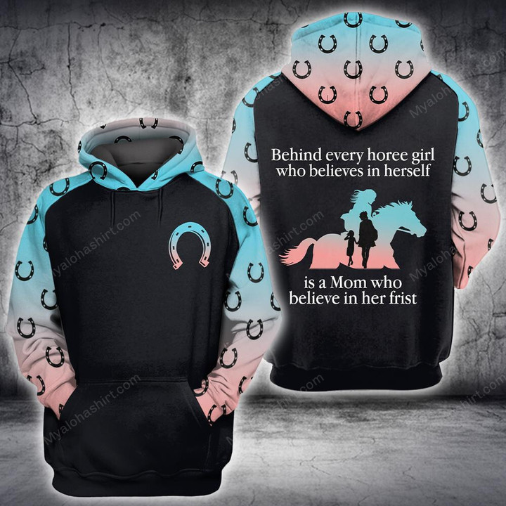 Behind Every Horse Girl Is A Mom Apparel
