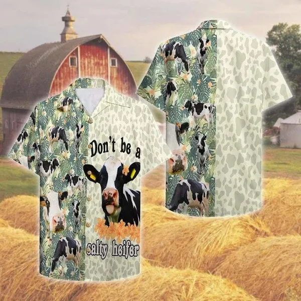 Heifer Cow Hawaiian Shirt