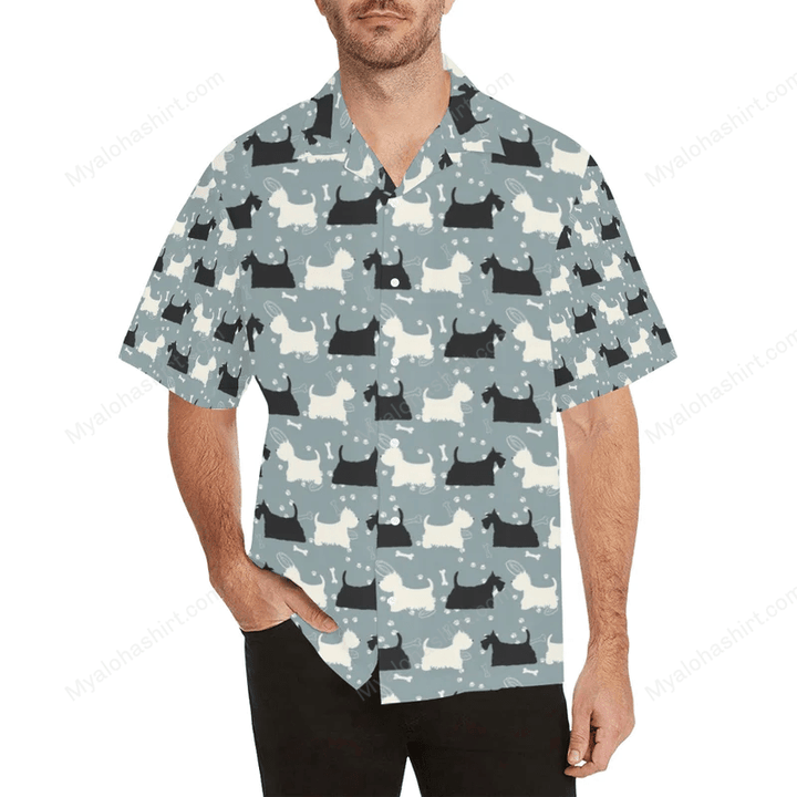 Scottish Terrier Hawaiian Shirt
