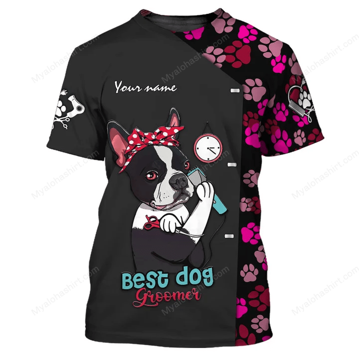Personalized Dog Groomer Apparel Gift Ideas