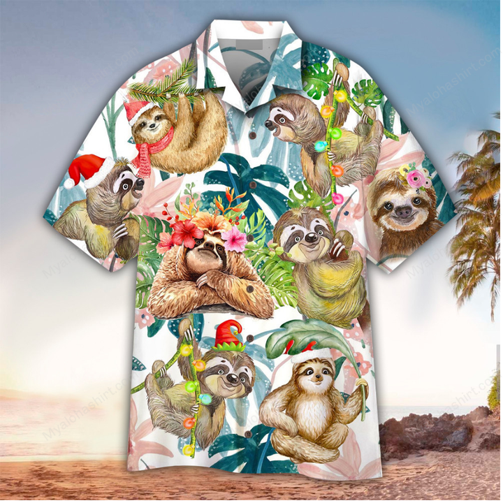 Sloth Hawaiian Shirt, Sloth Shirt For Sloth Lover