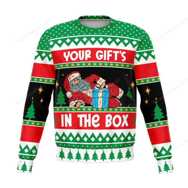 Santa Claus Your Gift's In The Box Sweater