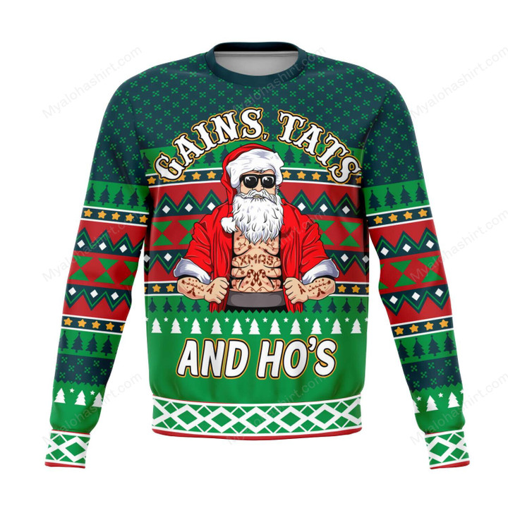 Santa Claus Gains Tats And Ho’s Sweater