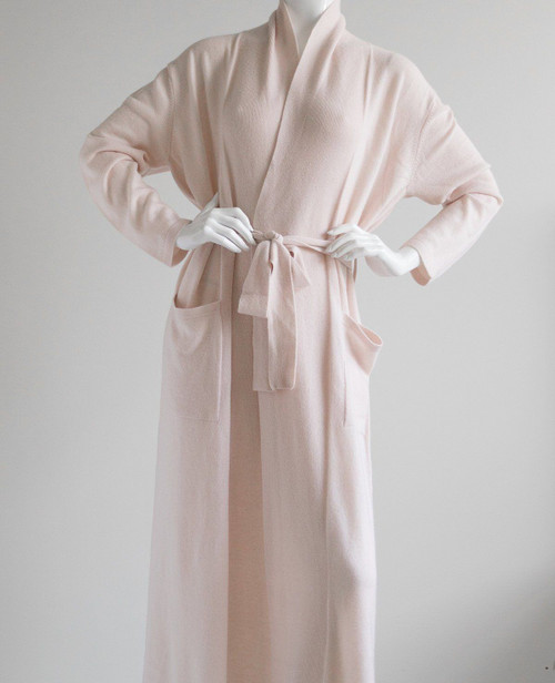 Cashmere Robe Pink Champagne