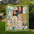 Our Lady of the Rosary Quilt Blanket HA16052032