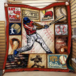Born to be Baseball Star Quilt Blanket HA16052033