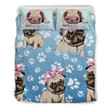 Cute Pug Dog Lover Bedding Sets MH03074389