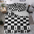 Chess Cotton Bed Sheets Spread Comforter Duvet Cover Bedding Sets MH03074708
