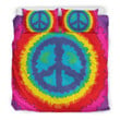 Hippie Tie Dye Peace Sign Bedding Sets MH03110857