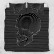 Stripes Skull Gothic Bedding Sets MH03119844