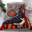 Us Marine American Flag Bedding Set MH03143567
