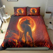 Big Fox With Fire Circle Bedding Set MH03157754