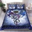 Beautiful Dragon And Rose Bedding Set MH03157392