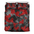 Black And Red Camouflage Bedding Set MH03157454