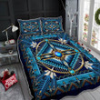 Mandala Blue Native American Bedding Set MH03157489