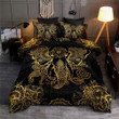 Golden Elephant Mandala Bedding Set MH03157801
