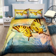 Butterfly And Blue Glass Bedding Set MH03159137