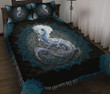 White Dragon Mandala Bedding Set MH03159274