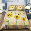 Dragonfly Faith Hope Love Sunflower Bedding Set MH03159455