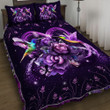 Hummingbird Purple Flower Bedding Set MH03159420