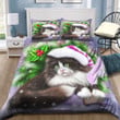Christmas Santa Kitty Cat Bedding Set MH03159246
