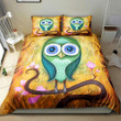 Little Owl Colorful Art Bedding Set MH03159815