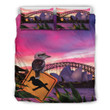 Australia Duvet Cover Set Australia Sydney And Kookaburra On Sign Bedding Set MH03162509