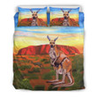 Australia Kangaroo Duvet Cover Set Uluru Bedding Set MH03162606