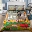 Horse Sunflowers Bedding Set MH03162057