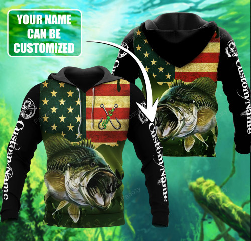Bass Fishing 3D All Over Printed Unisex Shirts