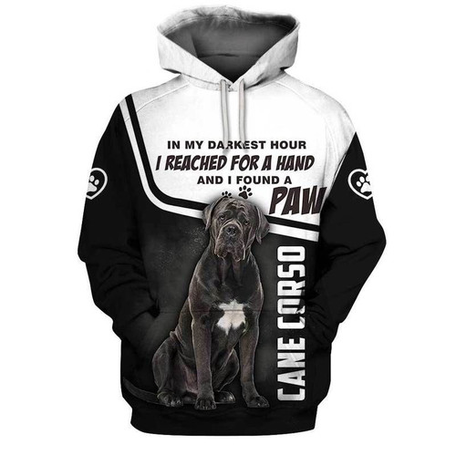Cane Corso A Paw 3D Full Printing Hoodie and T-Shirt