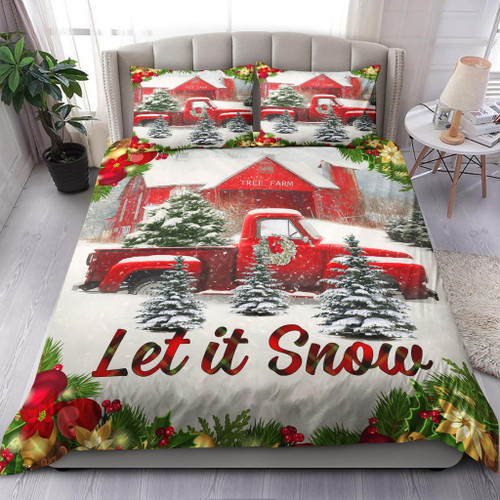 Let It Snow Christmas Bedding Set MH03159705