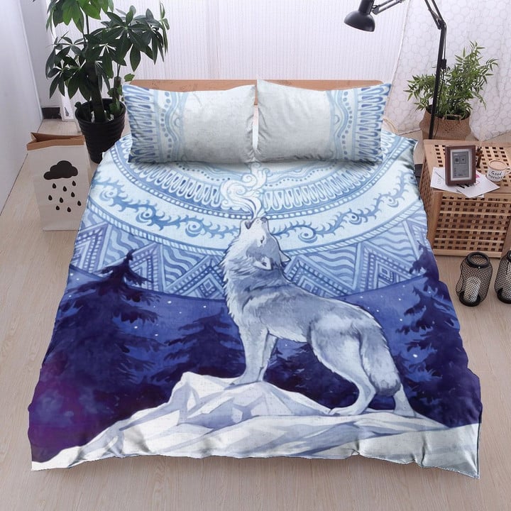 Wolf And Bohemian Moon Bedding Sets MH03073475