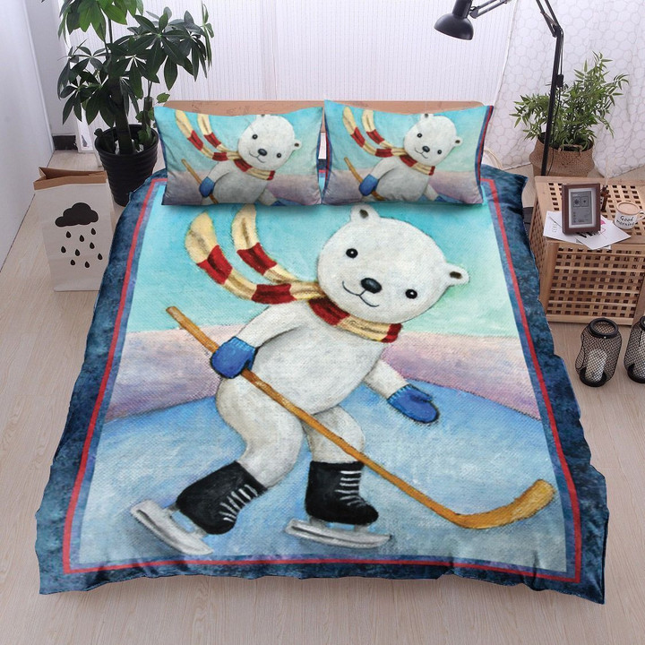 Hockey Polar Bear Bedding Sets MH03072794