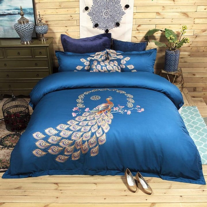 Embroidery Peacock Bedding Sets MH03074618