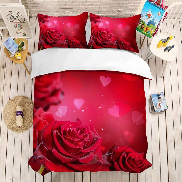 Red Rose Bedding Sets MH03074719