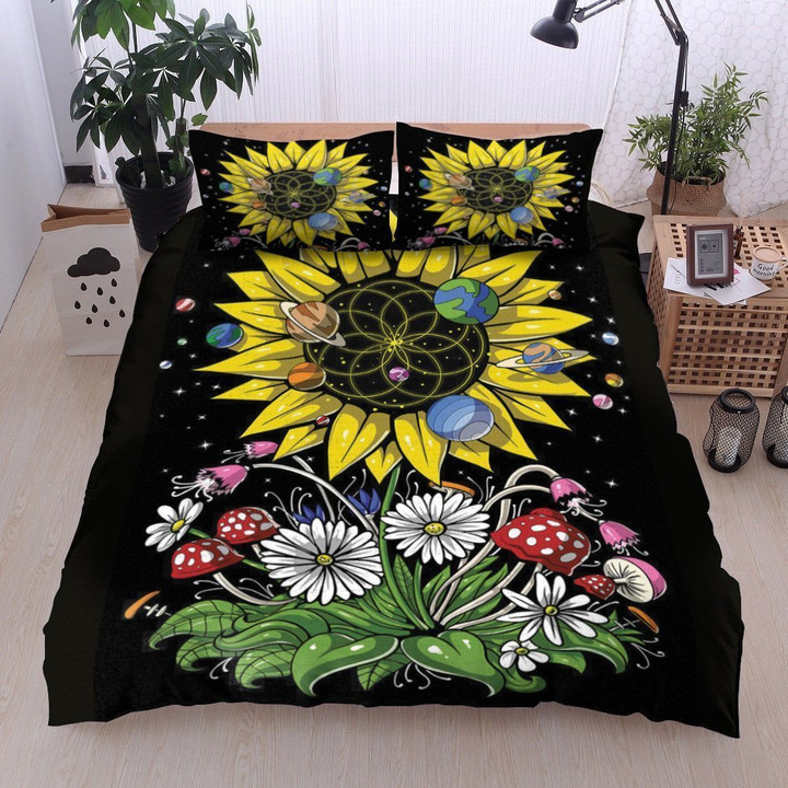 Sunflower Sacred Geometry Bedding Sets MH03117672