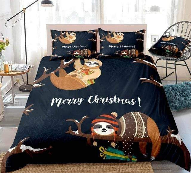Christmas Sloth Bedding Set MH03145303