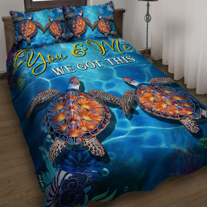 You And Me We Got This Turtle Bedding Set MH03157921