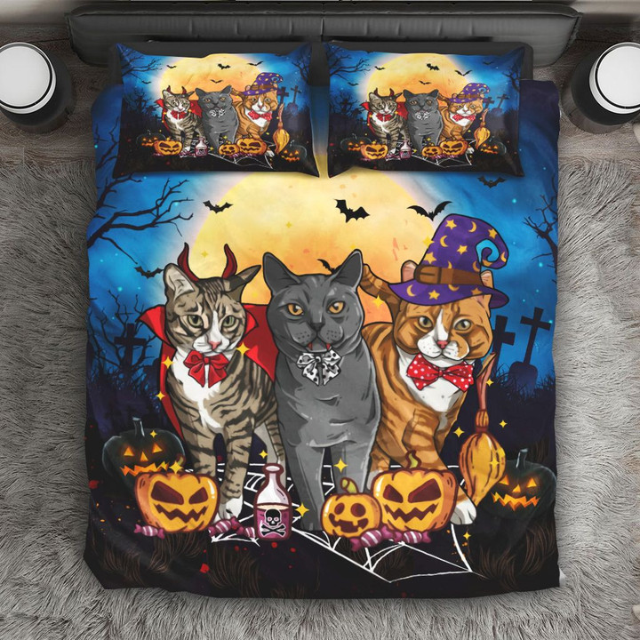 Cat Halloween Bedding Set MH03157244