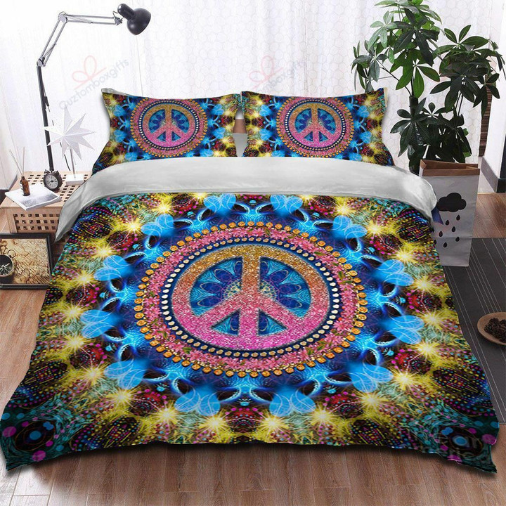 Hippie Peace Bedding Set MH03157346