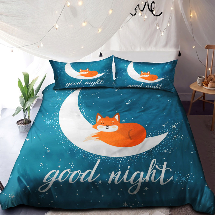 Good Night Little Fox Bedding Set MH03157782