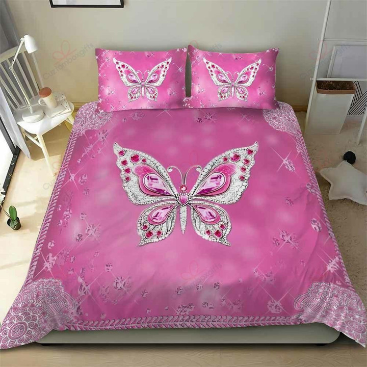 Butterfly Pink Bedding Set MH03157117