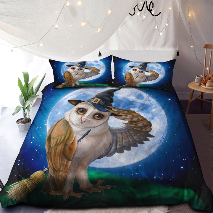 Witch Owl Hello My Friend Bedding Set MH03159298