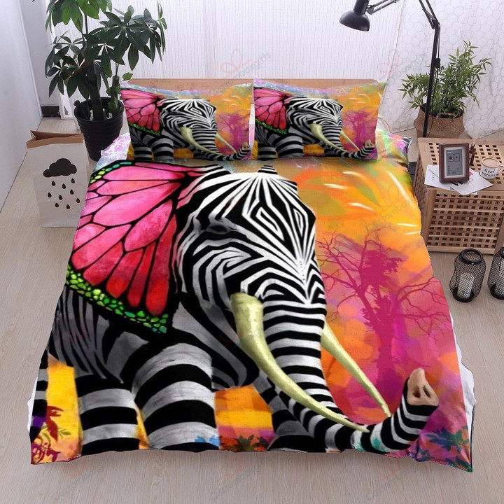 Elephant Zebra Bedding Set MH03159819