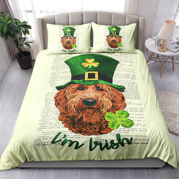 Poodle Kiss Me I Am Irish Bedding Set MH03159948